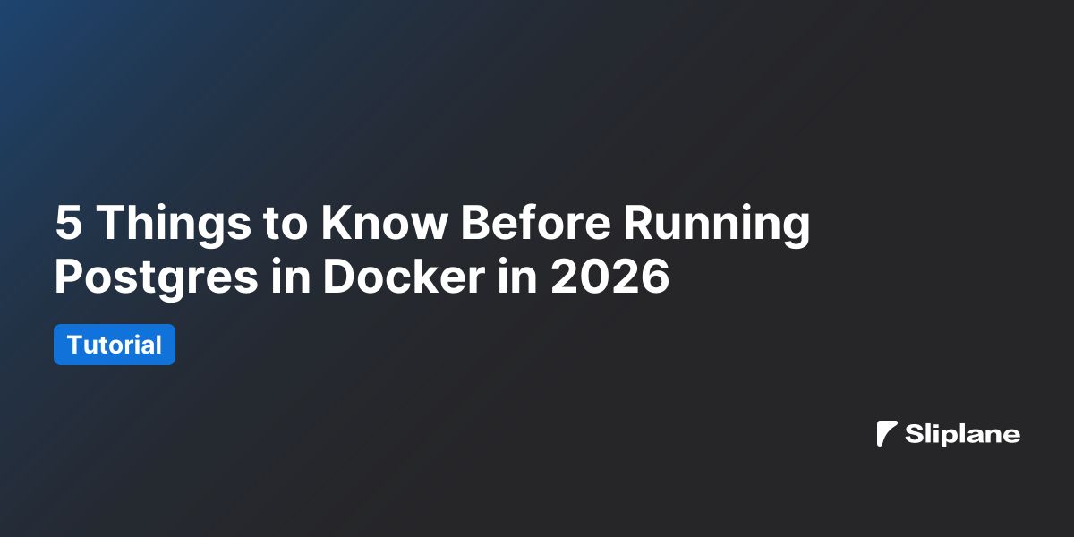 How to Run PostgreSQL in Docker: A Beginner's Guide