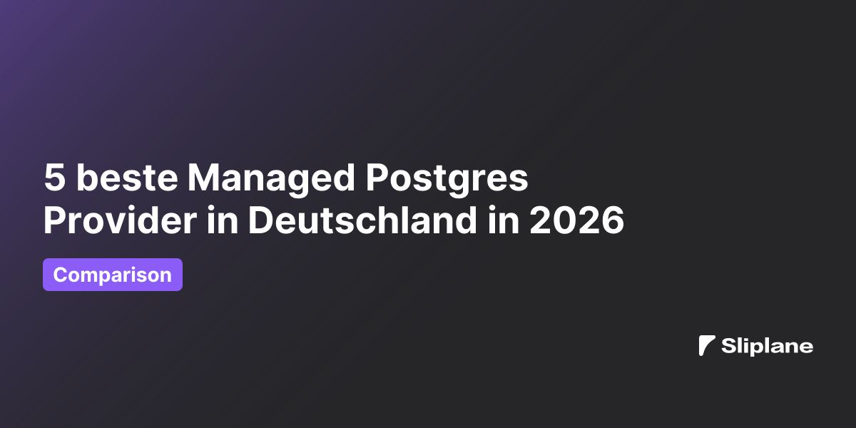 5 beste Managed Postgres Provider in Deutschland in 2026